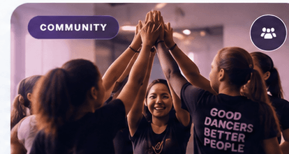 Dance studio community